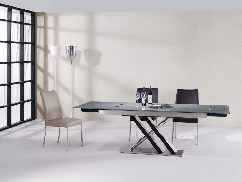 Miraseo-MYH1201912-Cedric-Esstisch-eleganter-hochwertiger-Esszimmer-Tisch-Küchentisch-aus-Sicherheitsglasrostfreier-Stahl-in-Farbe-Klar-edles-Design-und-hoher-Komfort-mit-den-Maßen-75x120x90-cm-0