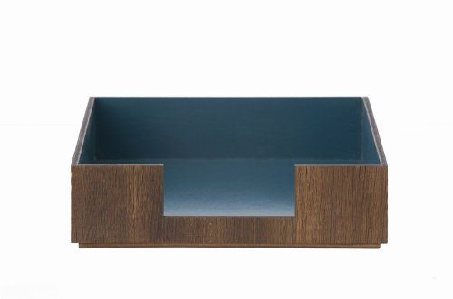 Ablagekorb-aus-Holz-petrol-Lettertray-0 Ablagekorb-aus-Holz-petrol-Lettertray-0