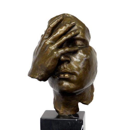 Abstrakte-Bronzefigur-Resignation-Hommage-an-Salvador-Dali-signiert-0 Abstrakte-Bronzefigur-Resignation-Hommage-an-Salvador-Dali-signiert-0