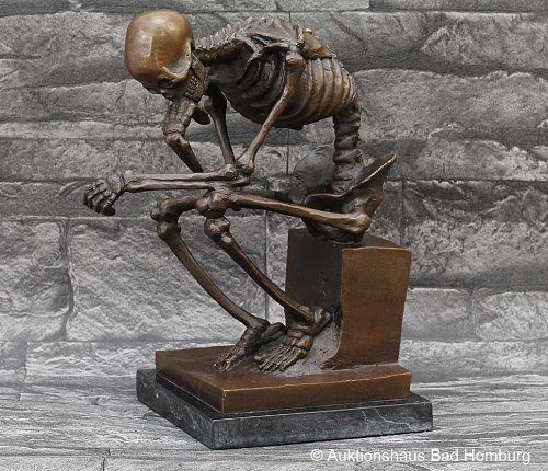 BRONZE-SKELETT-DENKER-MANN-BRONZEFIGUR-BRONZESKULPTUR-FIGUR-SKULPTUR-ANTIK-STIL-0 BRONZE-SKELETT-DENKER-MANN-BRONZEFIGUR-BRONZESKULPTUR-FIGUR-SKULPTUR-ANTIK-STIL-0