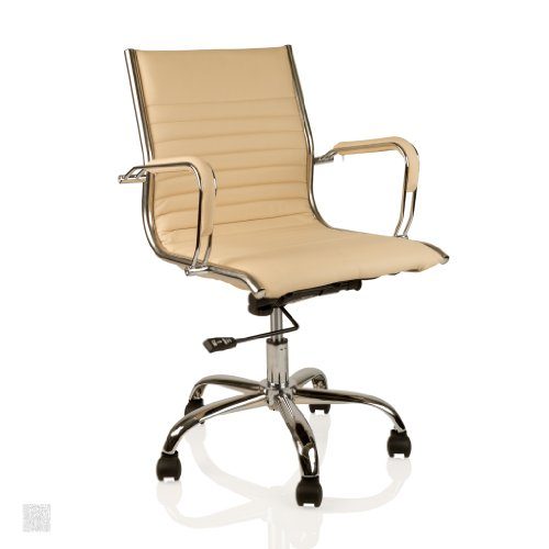 Bürostuhl-Drehstuhl-Leder-Optik-Chefsessel-creme-GS-+-CE-anpassbarer-Wippmechanismus-0 Bürostuhl-Drehstuhl-Leder-Optik-Chefsessel-creme-GS-+-CE-anpassbarer-Wippmechanismus-0