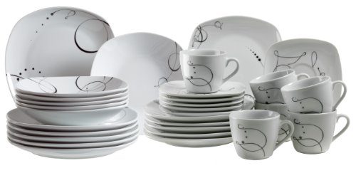 Domestic-®-by-Mäser-Serie-Chanson-Kombiservice-30-teilig-mit-je-6-Tassen-Untertassen-Desserteller-Teller-tief-und-Teller-flach-mit-besondere-Form-und-fantasievollem-Design-0 Domestic-®-by-Mäser-Serie-Chanson-Kombiservice-30-teilig-mit-je-6-Tassen-Untertassen-Desserteller-Teller-tief-und-Teller-flach-mit-besondere-Form-und-fantasievollem-Design-0