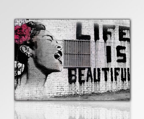 Druck-auf-leinwand-Banksy-Graffiti-Bild-100x70cm-k.-Poster-Bild-fertig-auf-Keilrahmen-Pop-Art-Gemälde-Kunstdrucke-Wandbilder-Bilder-zur-Dekoration-Deko-Top-200-Banksy-Streetart-Wandbilder-0 Druck-auf-leinwand-Banksy-Graffiti-Bild-100x70cm-k.-Poster-Bild-fertig-auf-Keilrahmen-Pop-Art-Gemälde-Kunstdrucke-Wandbilder-Bilder-zur-Dekoration-Deko-Top-200-Banksy-Streetart-Wandbilder-0