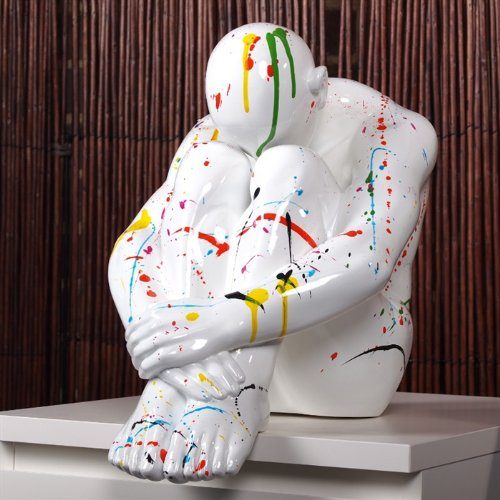 Eyecatcher-Blickfang-Thinking-Man-Dekoration-Figur-Skulptur-0 Eyecatcher-Blickfang-Thinking-Man-Dekoration-Figur-Skulptur-0