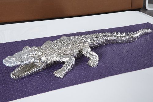 Große-Skulptur-CROCODILE-Krokodil-Figur-60cm-silber-für-innen-und-außen-0 Große-Skulptur-CROCODILE-Krokodil-Figur-60cm-silber-für-innen-und-außen-0