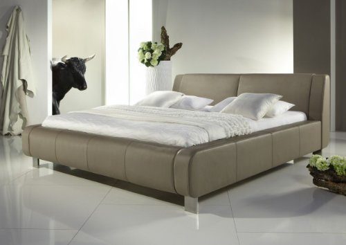 MEISE-Polsterbett-Cremona-mit-Echtlederbezug-muddy-muddy-LIEGEFLÄCHE-CA.-180X200-CM-0 MEISE-Polsterbett-Cremona-mit-Echtlederbezug-muddy-muddy-LIEGEFLÄCHE-CA.-180X200-CM-0
