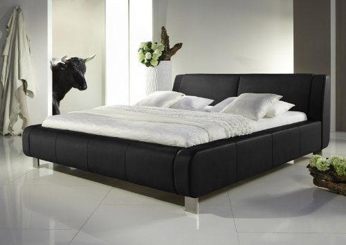 Pharao24-Lederbett-schwarz-Polsterbetten-Echtleder-Moni-Liegefläche-180x200-0 Pharao24-Lederbett-schwarz-Polsterbetten-Echtleder-Moni-Liegefläche-180x200-0