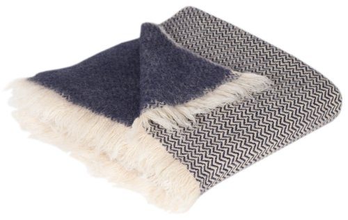 Sehr-warme-weiche-Decke-mit-Zick-Zack-Muster-aus-reiner-Schurwolle-ca.-150-200cm-1950gr-naturbeige-dunkel-blau-0 Sehr-warme-weiche-Decke-mit-Zick-Zack-Muster-aus-reiner-Schurwolle-ca.-150-200cm-1950gr-naturbeige-dunkel-blau-0