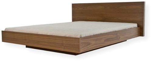TemaHome-Float-Bett-180-x-200-cm-mit-Kopfteil-aus-Holz-ohne-Lattenrost-in-Nussbaum-Echtholzfurnier-0 TemaHome-Float-Bett-180-x-200-cm-mit-Kopfteil-aus-Holz-ohne-Lattenrost-in-Nussbaum-Echtholzfurnier-0