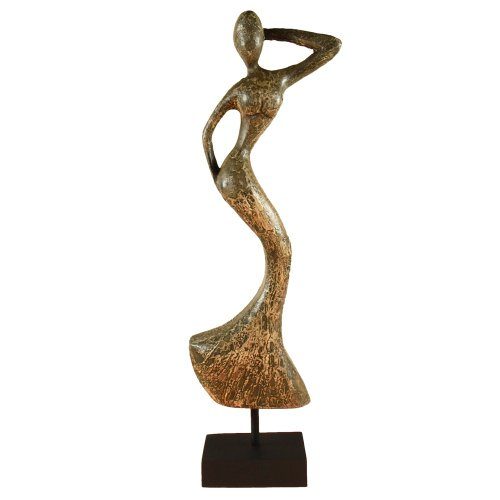 Wohnaccessoire-Wohndeko-Dekorationsartikel-Skulptur-Frauen-Statue-Holz-43cm-braun-0 Wohnaccessoire-Wohndeko-Dekorationsartikel-Skulptur-Frauen-Statue-Holz-43cm-braun-0
