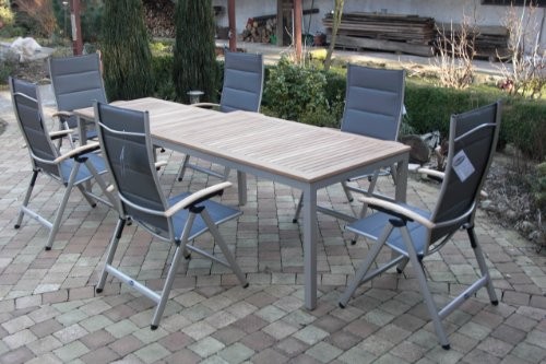 7-teilige-Bukatchi-Gartenmbel-Gruppe-6-x-Klappsessel-Kendo-Padding-1-x-Teak-Ausziehtisch-Tifosi-champagner-0 7-teilige-Bukatchi-Gartenmbel-Gruppe-6-x-Klappsessel-Kendo-Padding-1-x-Teak-Ausziehtisch-Tifosi-champagner-0