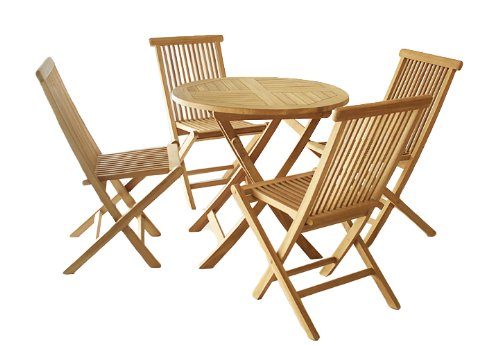 DIVERO-Gartenmbelset-Sitzgruppe-Teakholz-Tisch--80-cm-0 DIVERO-Gartenmbelset-Sitzgruppe-Teakholz-Tisch--80-cm-0