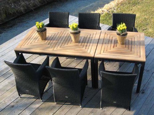 Exklusive-Garnitur-Classic-Line-schwarz-perltwist-8-teilig-mit-Teakholz-Tisch-0 Exklusive-Garnitur-Classic-Line-schwarz-perltwist-8-teilig-mit-Teakholz-Tisch-0