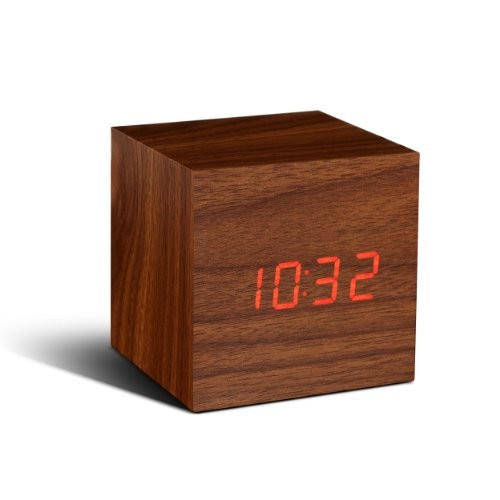 Gingko-GK08R8-Wrfel-Digitaluhr-Click-Clock-Walnuss-mit-roter-LED-Anzeige-0 Gingko-GK08R8-Wrfel-Digitaluhr-Click-Clock-Walnuss-mit-roter-LED-Anzeige-0