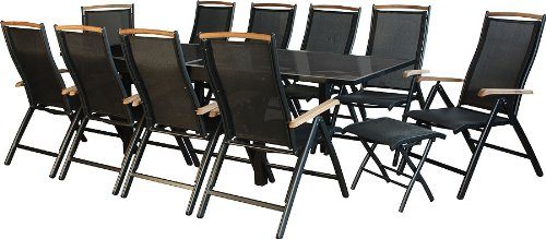 IB-Style-DIPLOMAT-PLUS-Topqualitt-Gartenmbel-Ausziehtisch-135-270-cm-2-Farben-zur-Auswahl-4-Kombinationen-zur-Auswahl-Hochlehner-Gartengruppe-Gartengarnitur-Sitzgruppe-Garten-SCHWARZ-8-Hochlehner--2-F-0 IB-Style-DIPLOMAT-PLUS-Topqualitt-Gartenmbel-Ausziehtisch-135-270-cm-2-Farben-zur-Auswahl-4-Kombinationen-zur-Auswahl-Hochlehner-Gartengruppe-Gartengarnitur-Sitzgruppe-Garten-SCHWARZ-8-Hochlehner--2-F-0