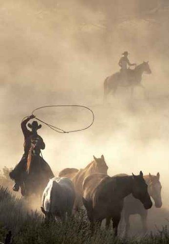 Luxus-Bild-Leinwandbild-The-Cowboy-6090-cm-Galeriequalitt-Einzelanfertigung-0 Luxus-Bild-Leinwandbild-The-Cowboy-6090-cm-Galeriequalitt-Einzelanfertigung-0