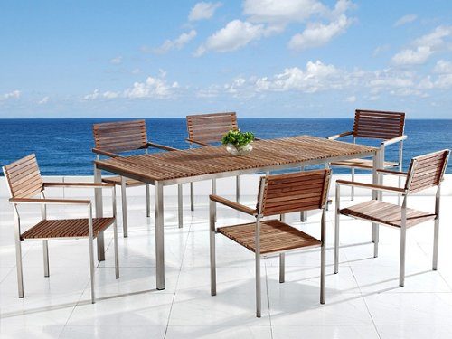 Luxus-Teak-Stahl-Sitzgarnitur-Gartenmbel-Tisch-mit-6-Sthlen-VIAREGGIO-0 Luxus-Teak-Stahl-Sitzgarnitur-Gartenmbel-Tisch-mit-6-Sthlen-VIAREGGIO-0