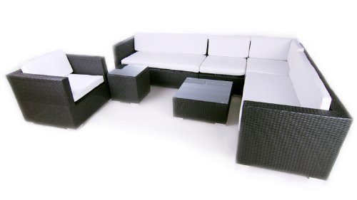 Polyrattan-Lounge-Havanna-schwarz-0 Polyrattan-Lounge-Havanna-schwarz-0
