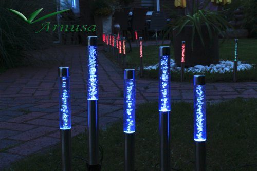 Solarlampe-im-5er-Set-LED-40cm-im-Farbwechsel-mit-Erdspie-Solarleuchte-Gartenlampe-Exclusiv-0 Solarlampe-im-5er-Set-LED-40cm-im-Farbwechsel-mit-Erdspie-Solarleuchte-Gartenlampe-Exclusiv-0