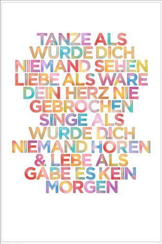 Tanze-als-wrde-dich-niemand-sehen-Poster-Poster-Groformat-61cm-x-915cm--1-berraschungsposter-gratis-0 Tanze-als-wrde-dich-niemand-sehen-Poster-Poster-Groformat-61cm-x-915cm--1-berraschungsposter-gratis-0