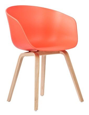 Hay-About-A-Chair-AAC-22-Holz-Vierbeingestell-Eiche-geseift-korallrot-Filzgleiter-0 Hay-About-A-Chair-AAC-22-Holz-Vierbeingestell-Eiche-geseift-korallrot-Filzgleiter-0