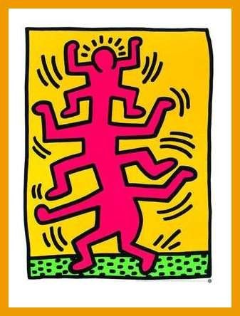 Keith-Haring-Poster-Kunstdruck-Untitled-1988-mit-Holz-Rahmen-in-Hellbraun-0 Keith-Haring-Poster-Kunstdruck-Untitled-1988-mit-Holz-Rahmen-in-Hellbraun-0