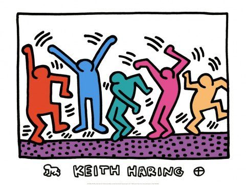 Keith-Haring-Untitled-Hari-Poster-Kunstdruck-80-x-60cm-0 Keith-Haring-Untitled-Hari-Poster-Kunstdruck-80-x-60cm-0