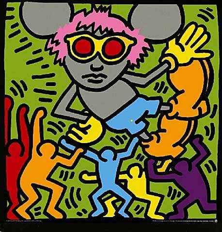 Kunstdruck-Poster-Keith-Haring-Andy-Mouse-II-1986-97-x-97-0 Kunstdruck-Poster-Keith-Haring-Andy-Mouse-II-1986-97-x-97-0