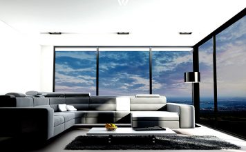 Kühle Geradlinigkeit im Wohnzimmer ist Geschmacksache – hier passt aber alles ideal zueinander