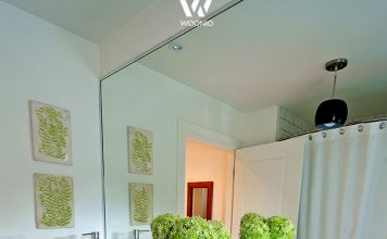 Ein gutes Beispiel wie Dekoelemente Flair und Atmosphäre ins Badezimmer bringen