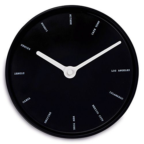 Authentics-World-Time-Wanduhr-Quartzuhr-Schwarz-Metall-Lackiert-1025199-0 Authentics-World-Time-Wanduhr-Quartzuhr-Schwarz-Metall-Lackiert-1025199-0