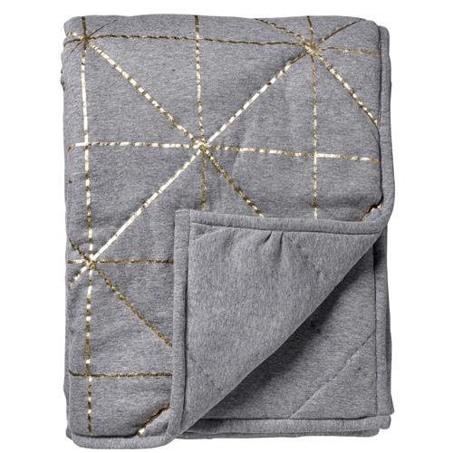 Bloomingville-Wohndecke-berwurf-Jersey-grau-gold-170cm-0 Bloomingville-Wohndecke-berwurf-Jersey-grau-gold-170cm-0