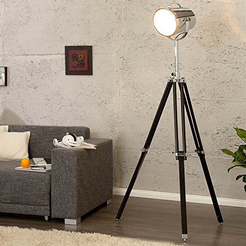DESIGN-STEHLEUCHTE-HOLLYWOOD-160-cm-hhenverstellbare-Stehlampe-schwarz-chrom-0 DESIGN-STEHLEUCHTE-HOLLYWOOD-160-cm-hhenverstellbare-Stehlampe-schwarz-chrom-0