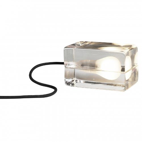 DesignHouseStockholm-Block-Lamp-Tischleuchte-transparent-Textilkabel-schwarz-0 DesignHouseStockholm-Block-Lamp-Tischleuchte-transparent-Textilkabel-schwarz-0