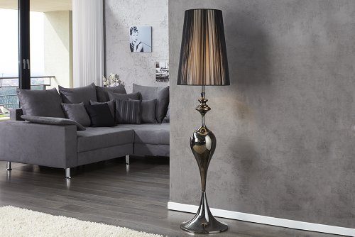 Edle-Design-Stehleuchte-LUCIE-schwarz-160cm-0 Edle-Design-Stehleuchte-LUCIE-schwarz-160cm-0