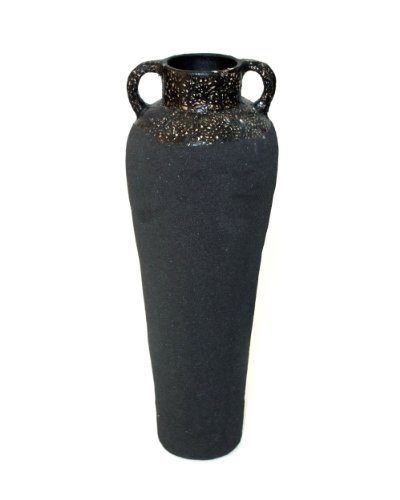 Groe-Bodenvase-Blumenvase-Keramikvase-Tischvase-80cm-schwarz-0 Groe-Bodenvase-Blumenvase-Keramikvase-Tischvase-80cm-schwarz-0
