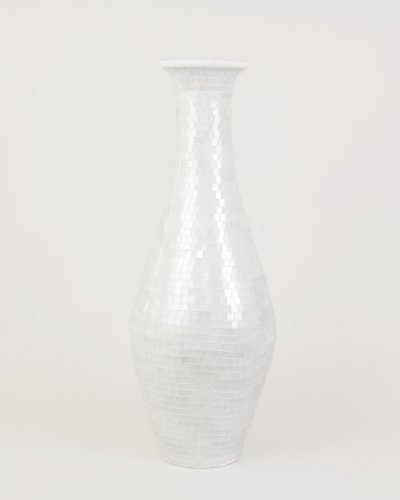Groe-Bodenvase-mit-Glasmosaik-Keramikvase-Blumenvase-80cm-wei-0 Groe-Bodenvase-mit-Glasmosaik-Keramikvase-Blumenvase-80cm-wei-0