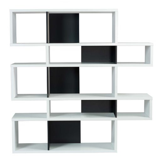 LONDON-002-Regal-156x160-Temahome-FarbkombinationWei-Rckwand-Schwarz-0 LONDON-002-Regal-156x160-Temahome-FarbkombinationWei-Rckwand-Schwarz-0