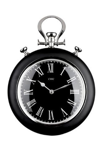 Premier-Housewares-2200695-Wanduhr-Taschenuhr-Stil-Schwarz-0 Premier-Housewares-2200695-Wanduhr-Taschenuhr-Stil-Schwarz-0