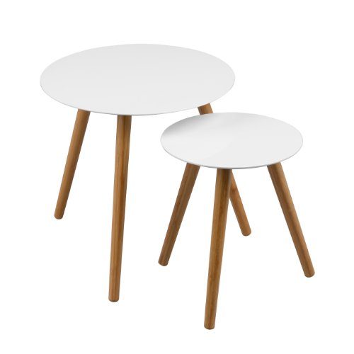 Premier-Housewares-2403413-Nostra-Tisch-Set-ineinanderschiebbar-Beine-aus-Holz-lackiert-Wei-2-teiliges-Set-0 Premier-Housewares-2403413-Nostra-Tisch-Set-ineinanderschiebbar-Beine-aus-Holz-lackiert-Wei-2-teiliges-Set-0