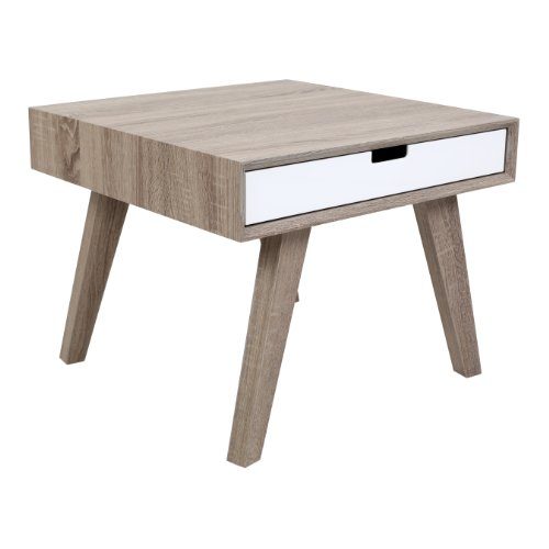 Premier-Housewares-Beistelltisch-mit-1-Schublade-MDF-Holzfaser-Finish-Wei-0 Premier-Housewares-Beistelltisch-mit-1-Schublade-MDF-Holzfaser-Finish-Wei-0