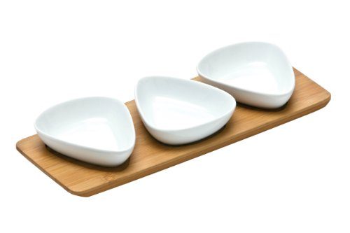 Premier-Housewares-Dreieckige-Snackschalen-aus-Porzellan-mit-Tablett-aus-Bambusholz-3-Stck-wei-0 Premier-Housewares-Dreieckige-Snackschalen-aus-Porzellan-mit-Tablett-aus-Bambusholz-3-Stck-wei-0