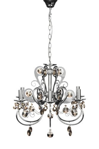 Premier-Housewares-Kronleuchter-Dana-6-armig-E14-mit-kleiner-Edison-Schraube-40-W-Chrome-Kristalle-0 Premier-Housewares-Kronleuchter-Dana-6-armig-E14-mit-kleiner-Edison-Schraube-40-W-Chrome-Kristalle-0