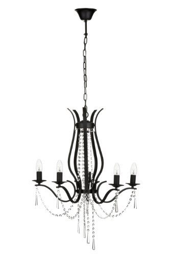 Premier-Housewares-Kronleuchter-mit-5-Armen-Metall-und-Kristallglas-52-x-60-x-60-cm-Schwarz-0 Premier-Housewares-Kronleuchter-mit-5-Armen-Metall-und-Kristallglas-52-x-60-x-60-cm-Schwarz-0