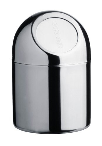 Premier-Housewares-Mini-Abfalleimer-mit-Push-Klappe-Edelstahl-0 Premier-Housewares-Mini-Abfalleimer-mit-Push-Klappe-Edelstahl-0