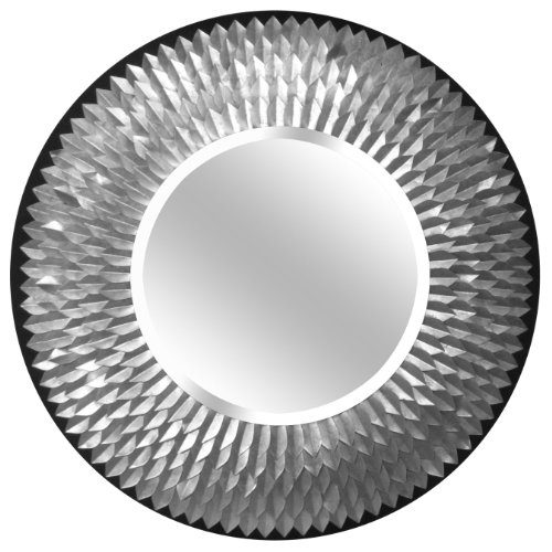 Premier-Housewares-Wandspiegel-Petal-Silber-0 Premier-Housewares-Wandspiegel-Petal-Silber-0