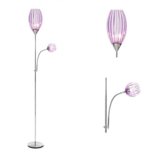 RealityTrio-Fluter-Standleuchte-Standfluter-chrom-Acrylball-lila-0 RealityTrio-Fluter-Standleuchte-Standfluter-chrom-Acrylball-lila-0