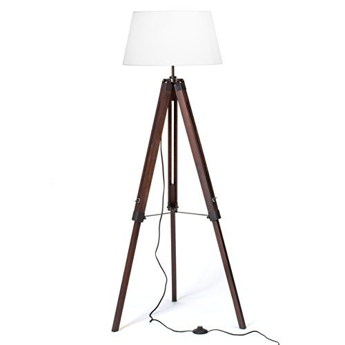 Stativ-Stehleuchte-Widow-mit-Textilschirm-Telekop-Dreibein-aus-Holz-1x-E27-max-60W-H-145-cm--45-cm-Metall-Holz-0 Stativ-Stehleuchte-Widow-mit-Textilschirm-Telekop-Dreibein-aus-Holz-1x-E27-max-60W-H-145-cm--45-cm-Metall-Holz-0