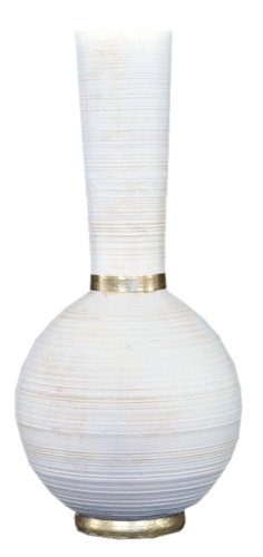 Tolle-Vase-in-der-Hhe-von-61cm-Farbe-creme-Pattina-mit-Goldverzierung-0 Tolle-Vase-in-der-Hhe-von-61cm-Farbe-creme-Pattina-mit-Goldverzierung-0