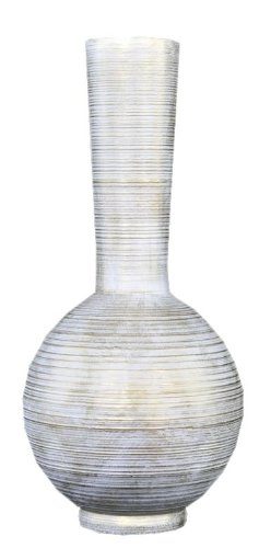 Tolle-Vase-in-der-Hhe-von-61cm-Farbe-wei-mit-Goldverschmiert-0 Tolle-Vase-in-der-Hhe-von-61cm-Farbe-wei-mit-Goldverschmiert-0